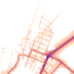 Daytime road noise heatmap for CA15 6ES