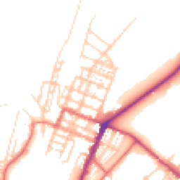 Daytime road noise heatmap for CA15 6HH