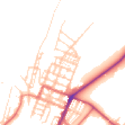 Daytime road noise heatmap for CA15 6HP