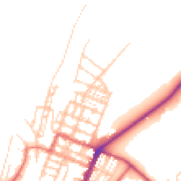 Daytime road noise heatmap for CA15 6HZ