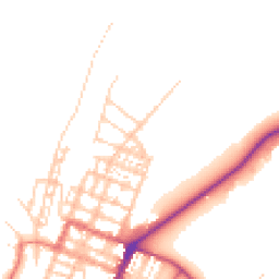 Daytime road noise heatmap for CA15 6JQ