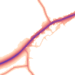 Daytime road noise heatmap for CA15 6RP