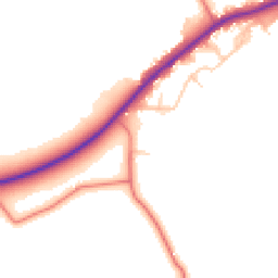 Daytime road noise heatmap for CA15 6RW