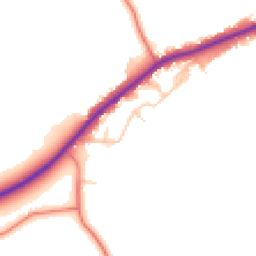 Daytime road noise heatmap for CA15 6RY