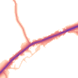 Daytime road noise heatmap for CA15 6SA
