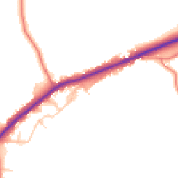 Daytime road noise heatmap for CA15 6SN