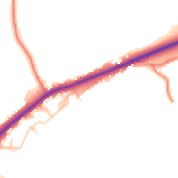 Daytime road noise heatmap for CA15 6SP