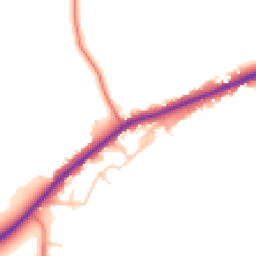 Daytime road noise heatmap for CA15 6SQ