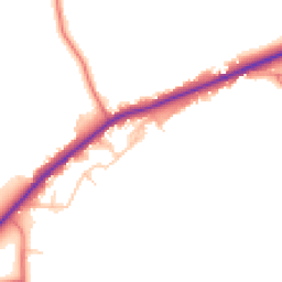 Daytime road noise heatmap for CA15 6SW