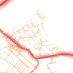 Daytime road noise heatmap for CA15 7AL