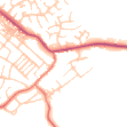 Daytime road noise heatmap for CA15 7DN