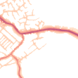 Daytime road noise heatmap for CA15 7DS