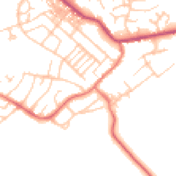 Daytime road noise heatmap for CA15 7DU