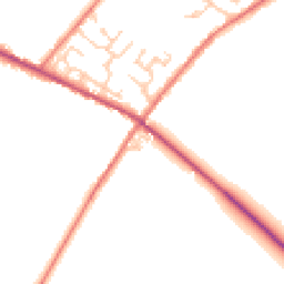 Daytime road noise heatmap for CA15 7EA