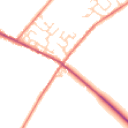 Daytime road noise heatmap for CA15 7EN