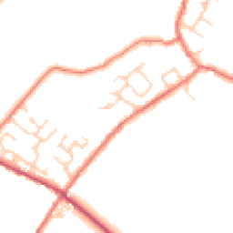 Daytime road noise heatmap for CA15 7ET