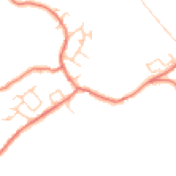 Daytime road noise heatmap for CA15 7HH
