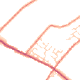 Daytime road noise heatmap for CA15 7HW
