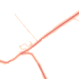 Daytime road noise heatmap for CA15 7JT