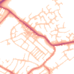 Daytime road noise heatmap for CA15 7NL