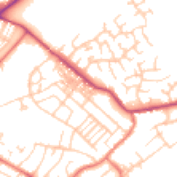 Daytime road noise heatmap for CA15 7NN