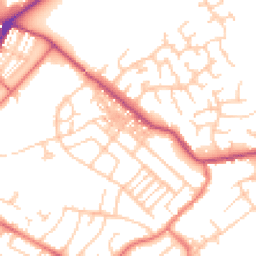 Daytime road noise heatmap for CA15 7NT