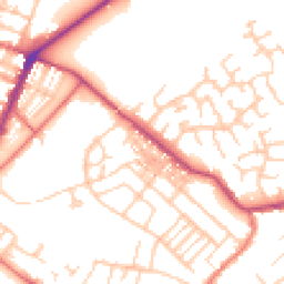 Daytime road noise heatmap for CA15 7PQ