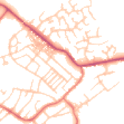 Daytime road noise heatmap for CA15 7PR
