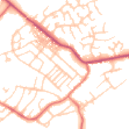 Daytime road noise heatmap for CA15 7PS