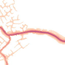 Daytime road noise heatmap for CA15 7RB