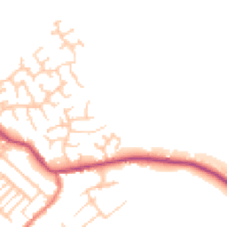Daytime road noise heatmap for CA15 7RD