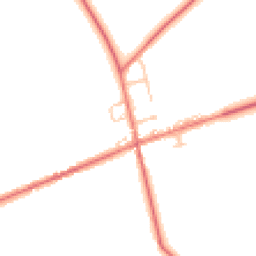 Daytime road noise heatmap for CA15 7RR