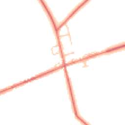 Daytime road noise heatmap for CA15 7RY