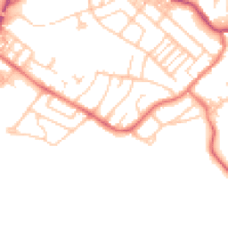 Daytime road noise heatmap for CA15 8BP