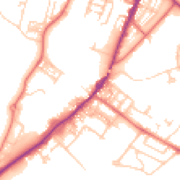 Daytime road noise heatmap for CA15 8EA