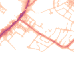 Daytime road noise heatmap for CA15 8EP