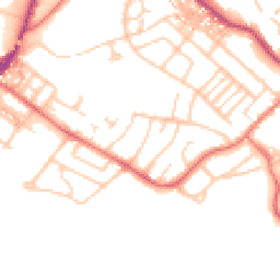 Daytime road noise heatmap for CA15 8JE