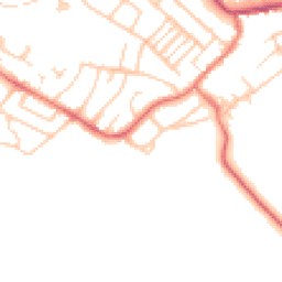 Daytime road noise heatmap for CA15 8LA