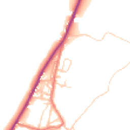 Daytime road noise heatmap for CA15 8PL