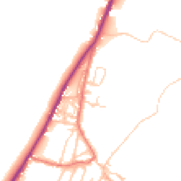 Daytime road noise heatmap for CA15 8PN