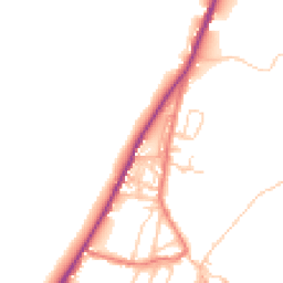 Daytime road noise heatmap for CA15 8QL
