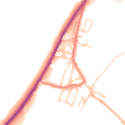 Daytime road noise heatmap for CA15 8QS