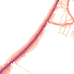 Daytime road noise heatmap for CA15 8RP