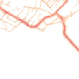 Daytime road noise heatmap for CA15 8SD