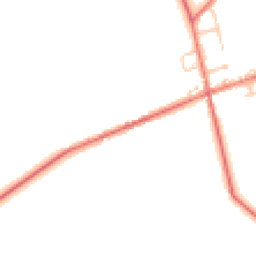 Daytime road noise heatmap for CA15 8SP