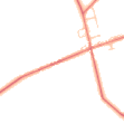 Daytime road noise heatmap for CA15 8SQ