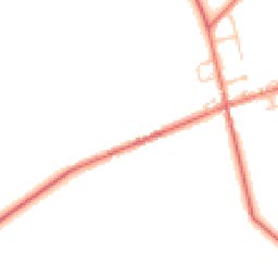 Daytime road noise heatmap for CA15 8SR