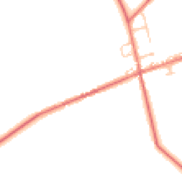 Daytime road noise heatmap for CA15 8SW