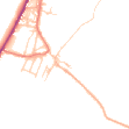 Daytime road noise heatmap for CA15 8TN