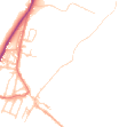 Daytime road noise heatmap for CA15 8TS